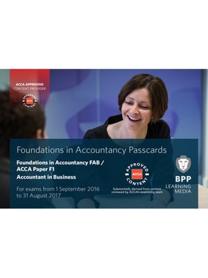 cover image of FIA Foundations of Accountant in Business FAB (ACCA F1) (2016)